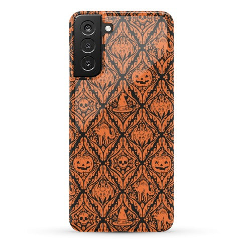 Spooky Vintage Halloween Pattern Phone Case